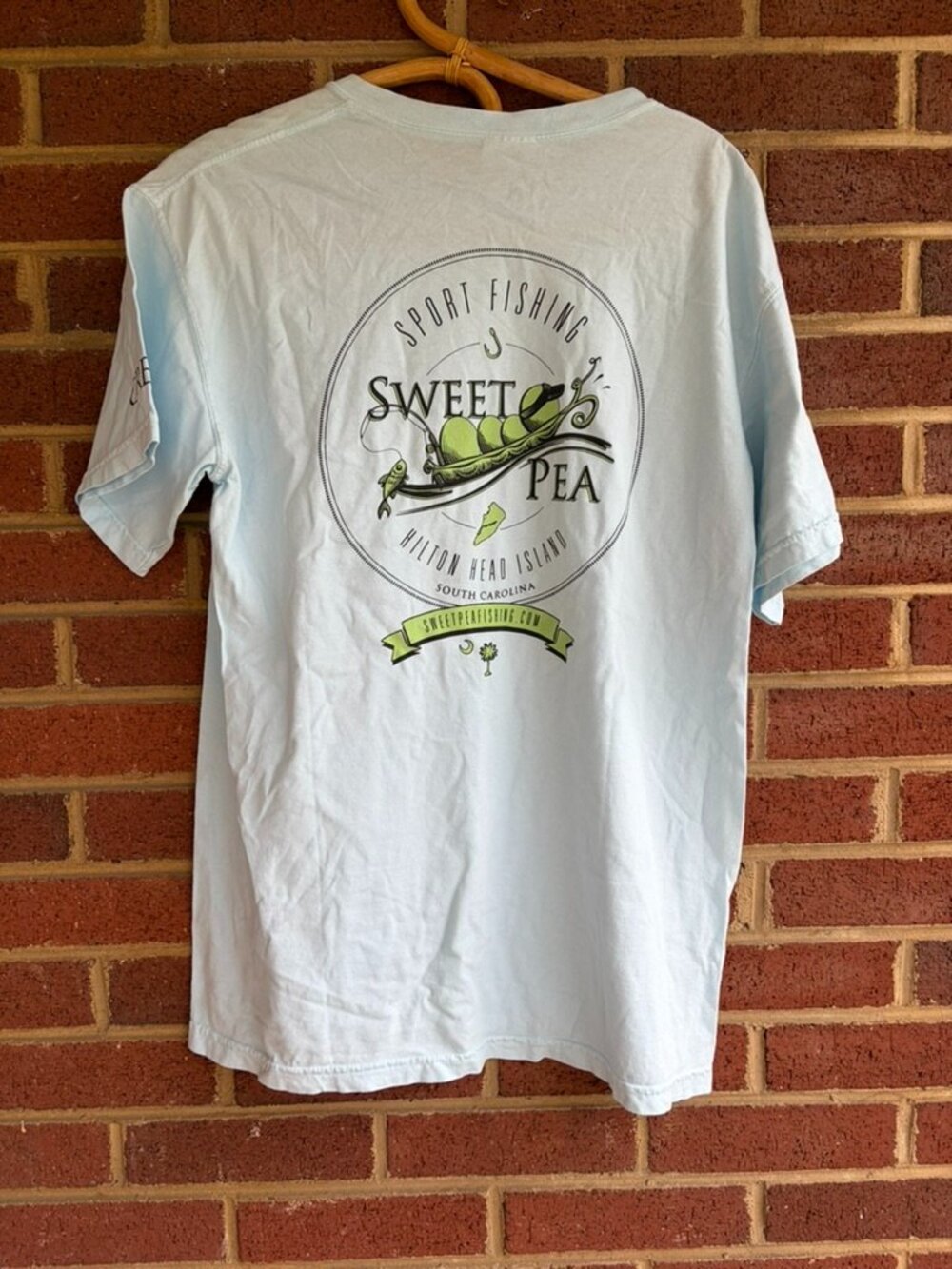 Comfort Colors Sport Fishing Hilton Head Island Tee Medium